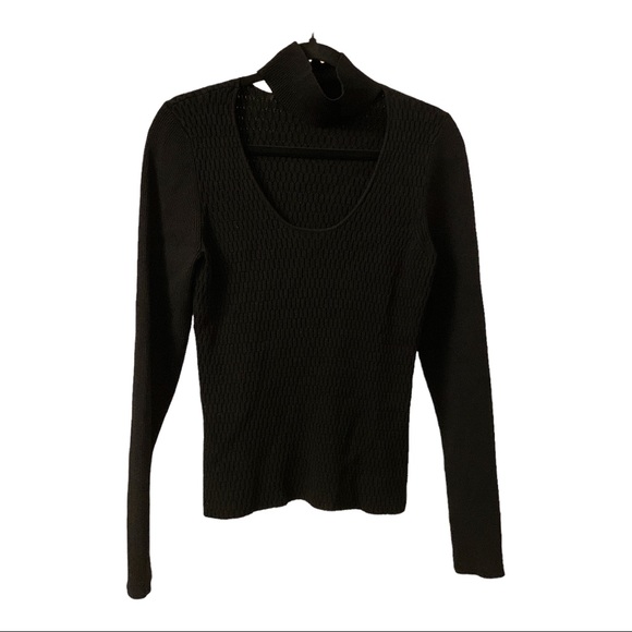 Milly Ribbed Half Moon Sweater - Picture 6 of 9